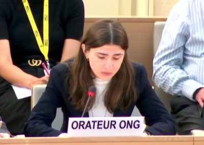 На Раді ООН з прав людини в Женеві СФУЖО закликала забезпечити справедливість для жертв сексуального насильства, пов’язаного з війною